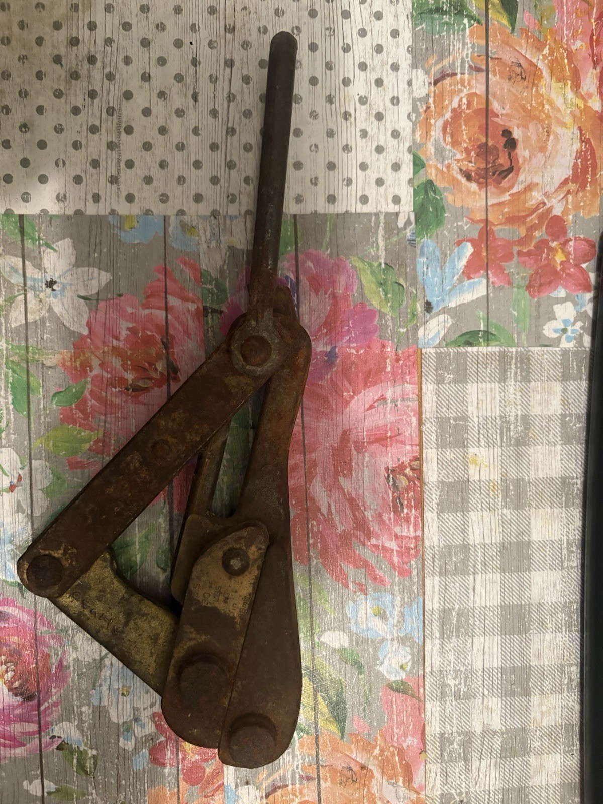 Vintage Klein Tools USA Cable Puller Lineman Wire Grip Tool 300 LBS Industrial