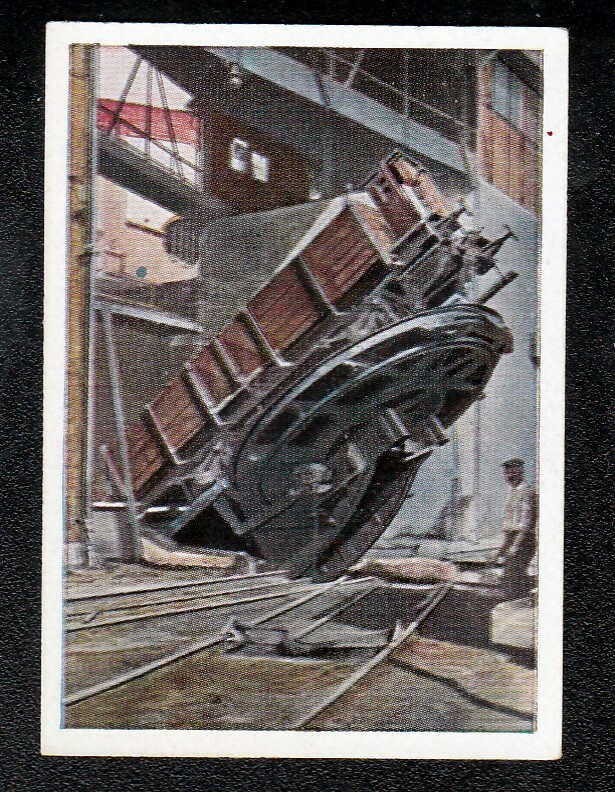 1932 German Engineering Technology Wonders Trade Card TRUMP DUMPER Wagenkipper