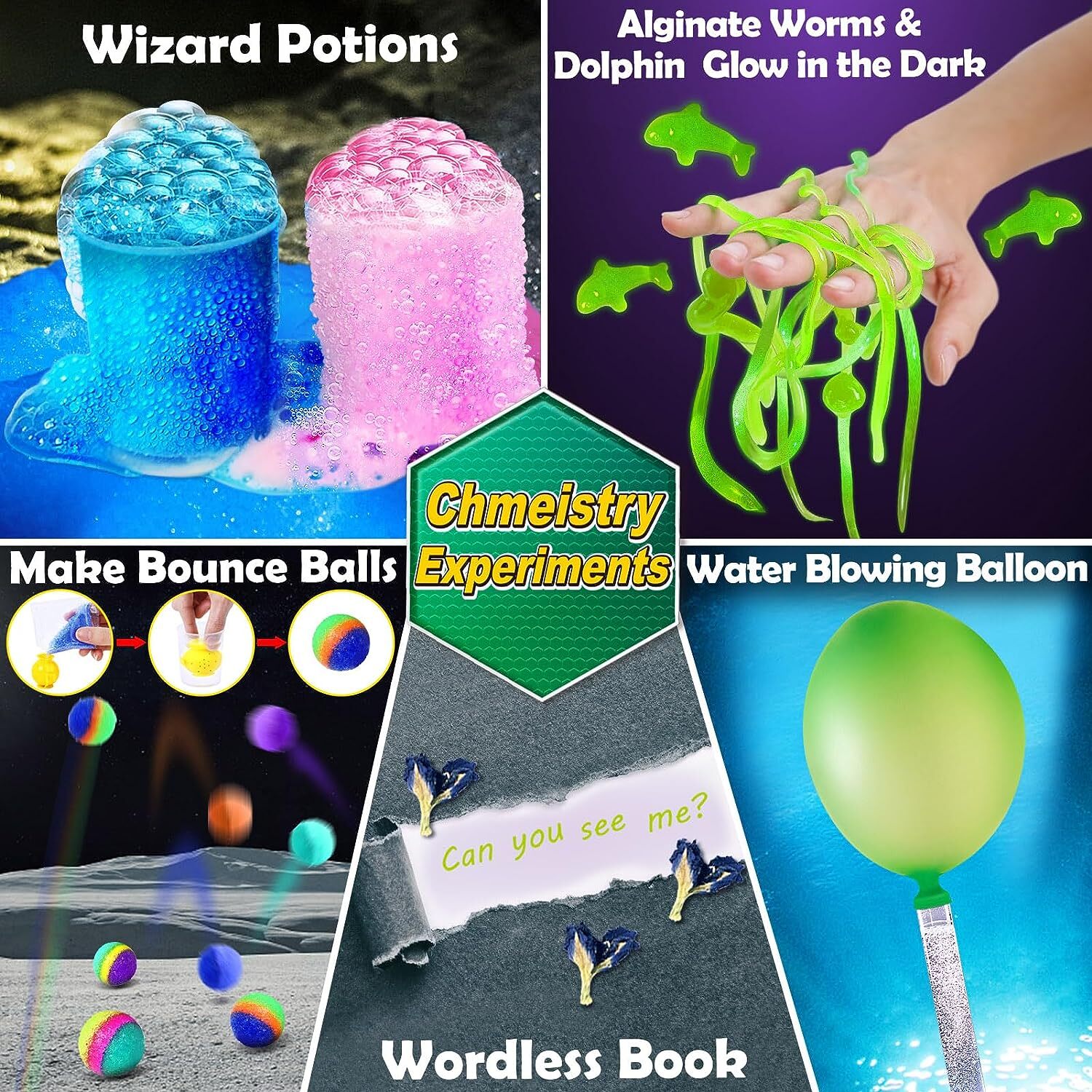 150 Experiments Science Kit for Kids - STEM Educational Toy - Chemistry Physics