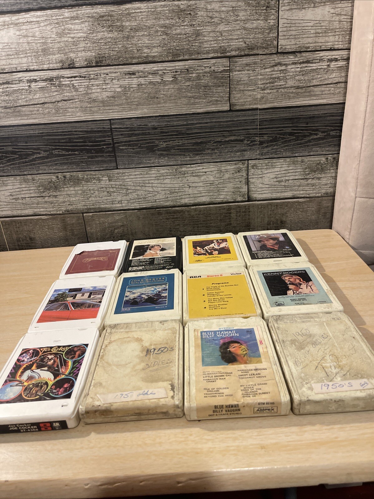 Lot of (12) Vintage  8-track Tapes. You Receive All Tapes Pictured.