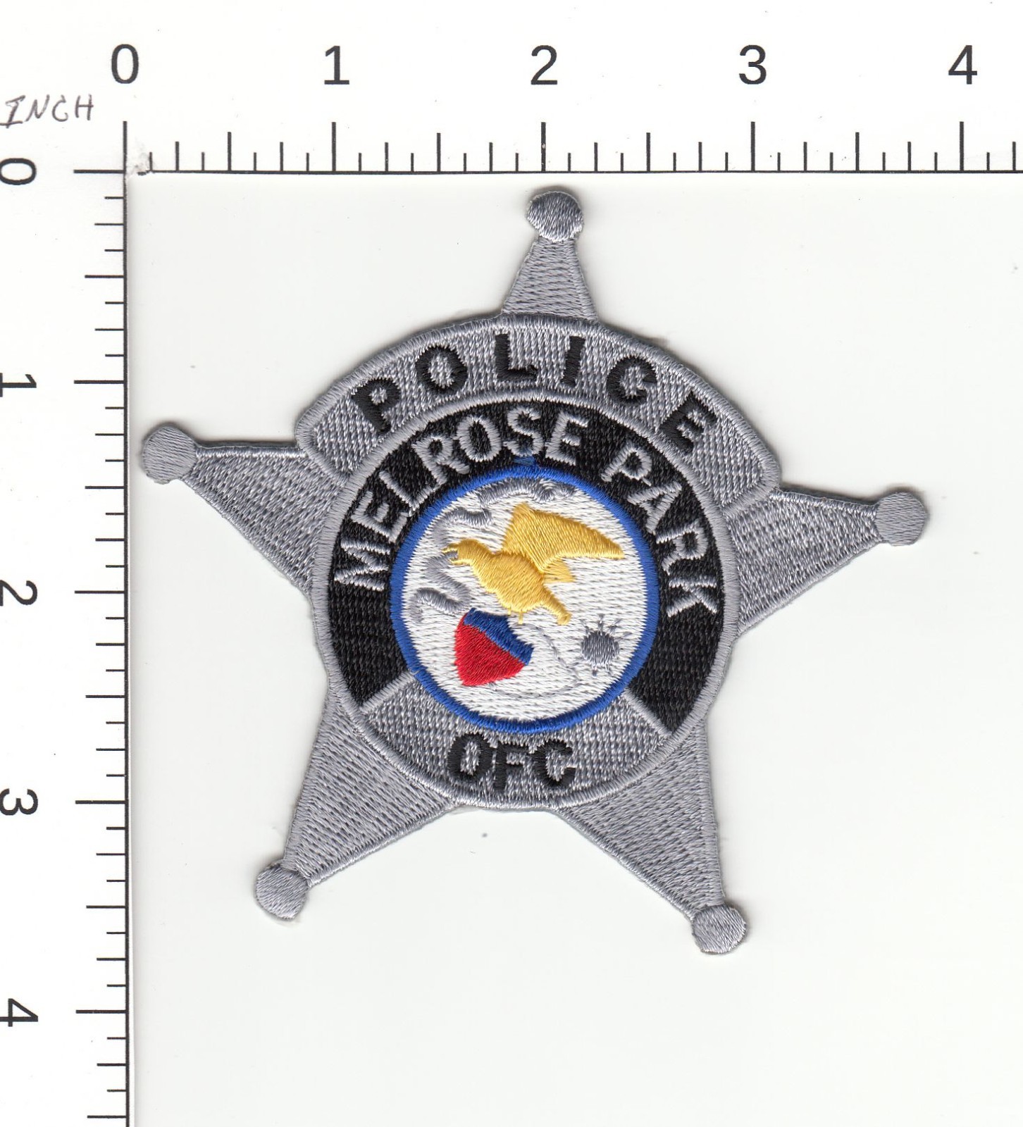 MELROSE PARK POLICE OFC OFFICER ILLINOIS COLLECTIBLE FOR DISPLAY ONLY PATCH
