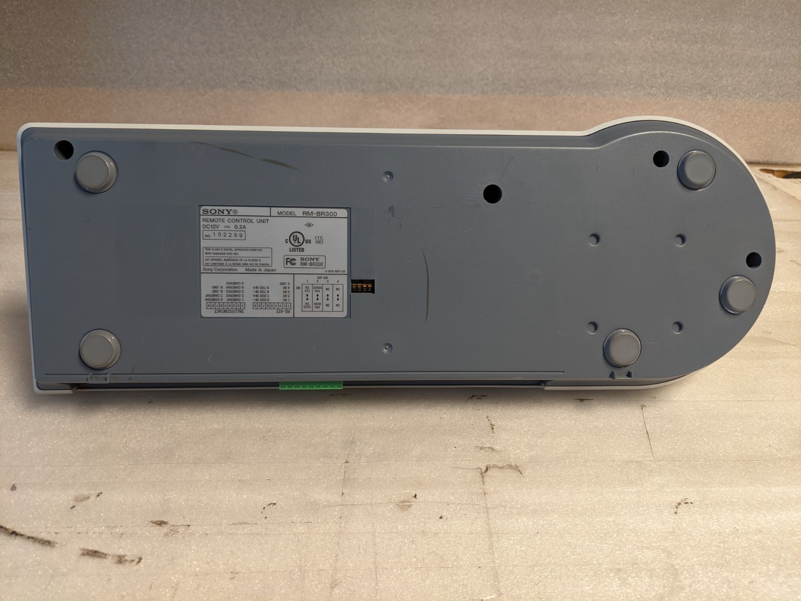 Sony RM-BR300 Remote Control Unit for Surveillance Camera