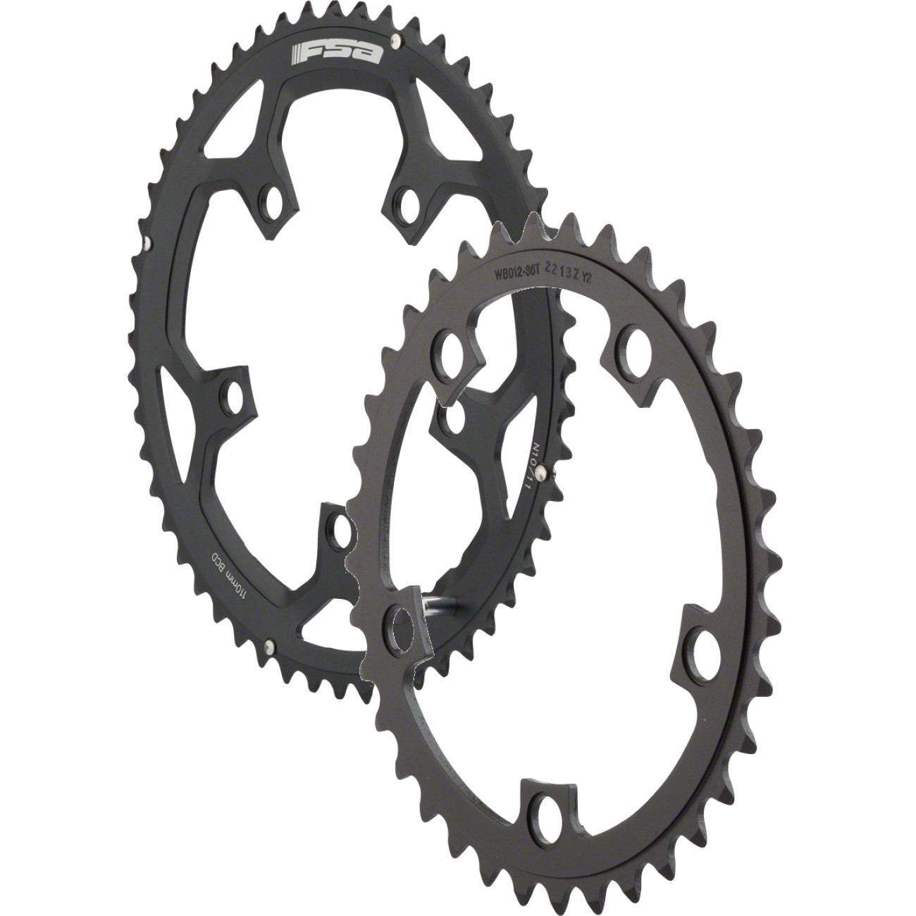 Full Speed Ahead Pro Road Chainring Bundle 52t & 36t Aluminum CNC Machined
