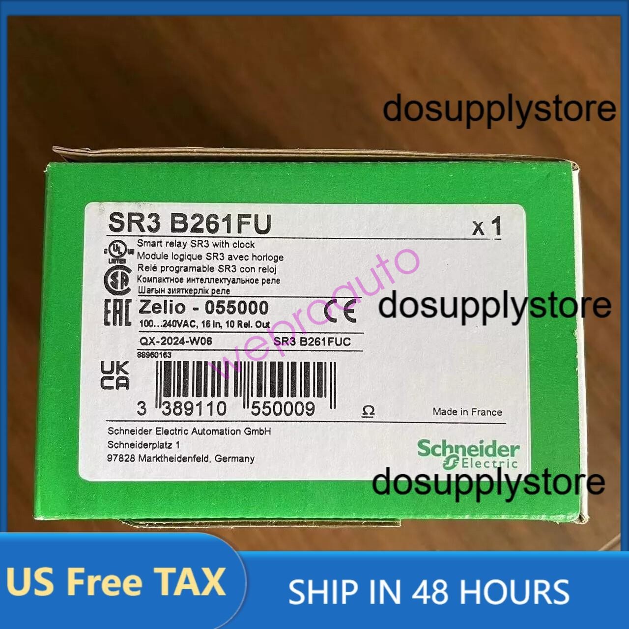 SR3B261FU New Schneider Module SR3 B261FU Fast Shipping By