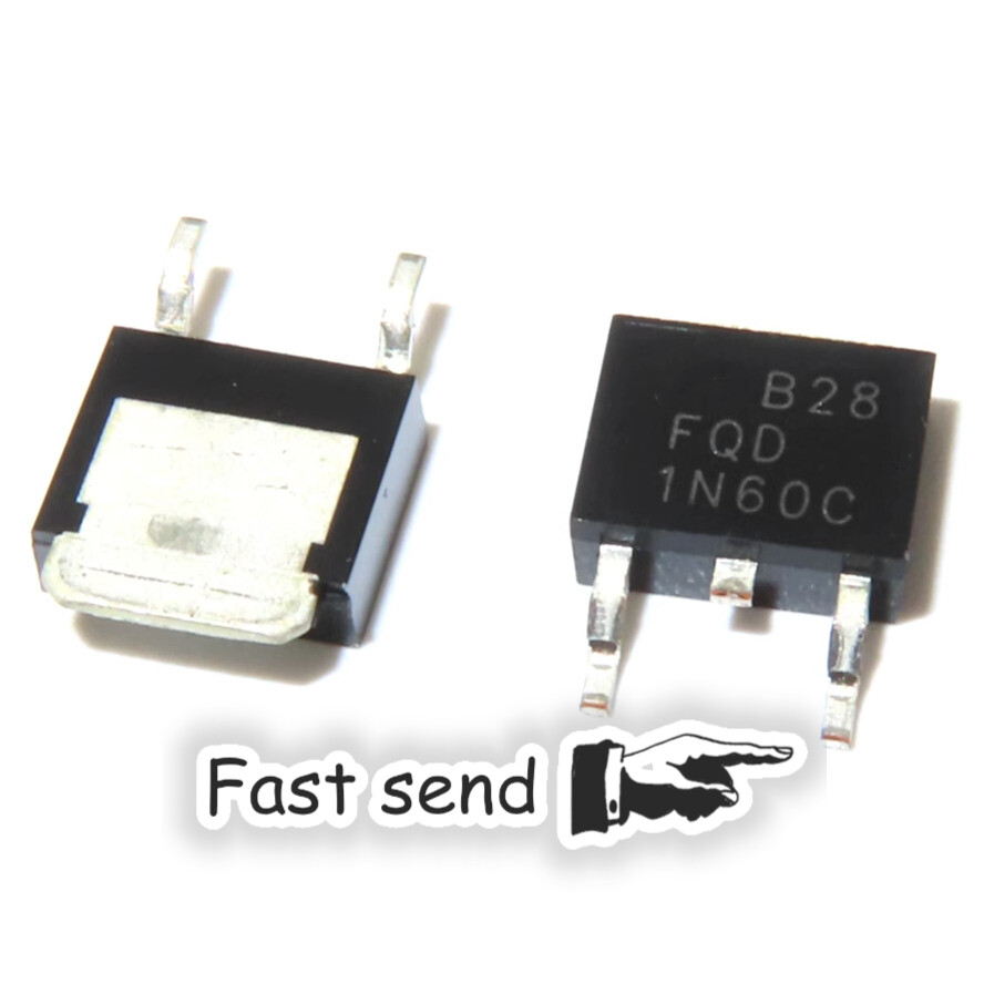 10pcs FQD1N60C 5N50 5N50C 50N06 8P10TM 19N10L FQD18N20 TO252