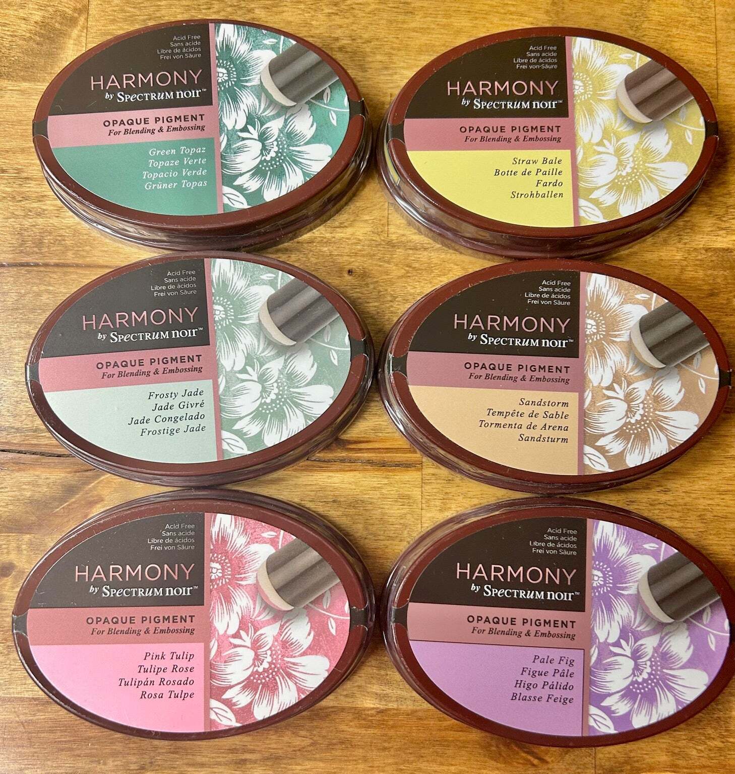 Spectrum Noir Harmony Opaque Pigment Ink Pad Set Blending & Embossing
