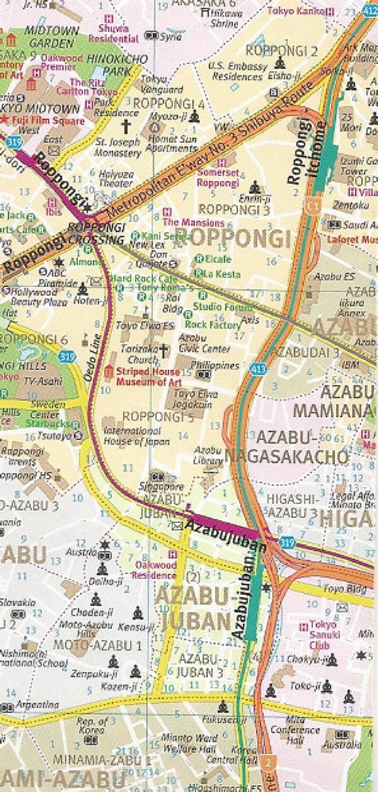 Tokyo, Japan by Periplus Maps.