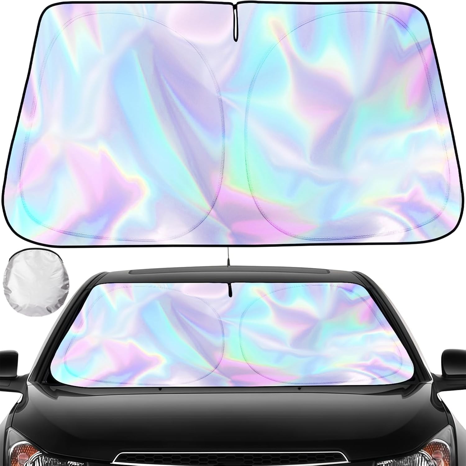 Foldable Car Front Rear Window Windshield Sun Shade Shield Cover Visor UV Block
