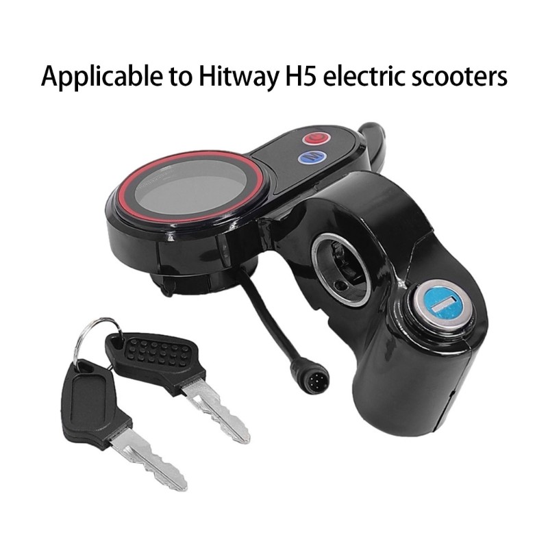 6 Pin LCD Instrument Display Panel for Electric Scooter Controllers Enduring