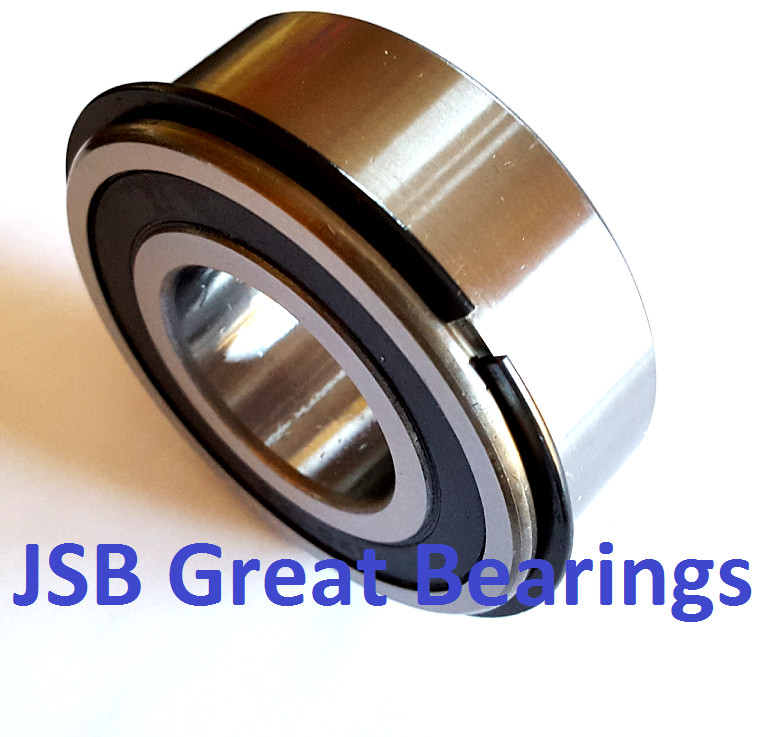 (Qty.2) 6203-2RS NR Sealed Ball Bearing W/ Snap Ring, 17x40x12 6203-2RS-NR