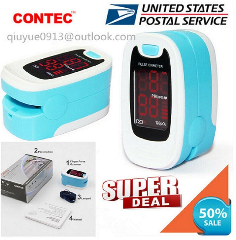 LED CMS50M 100% Guarantee FingerTip Pulse Oximeter Oxymetry,SPO2 Monitor FDA USA