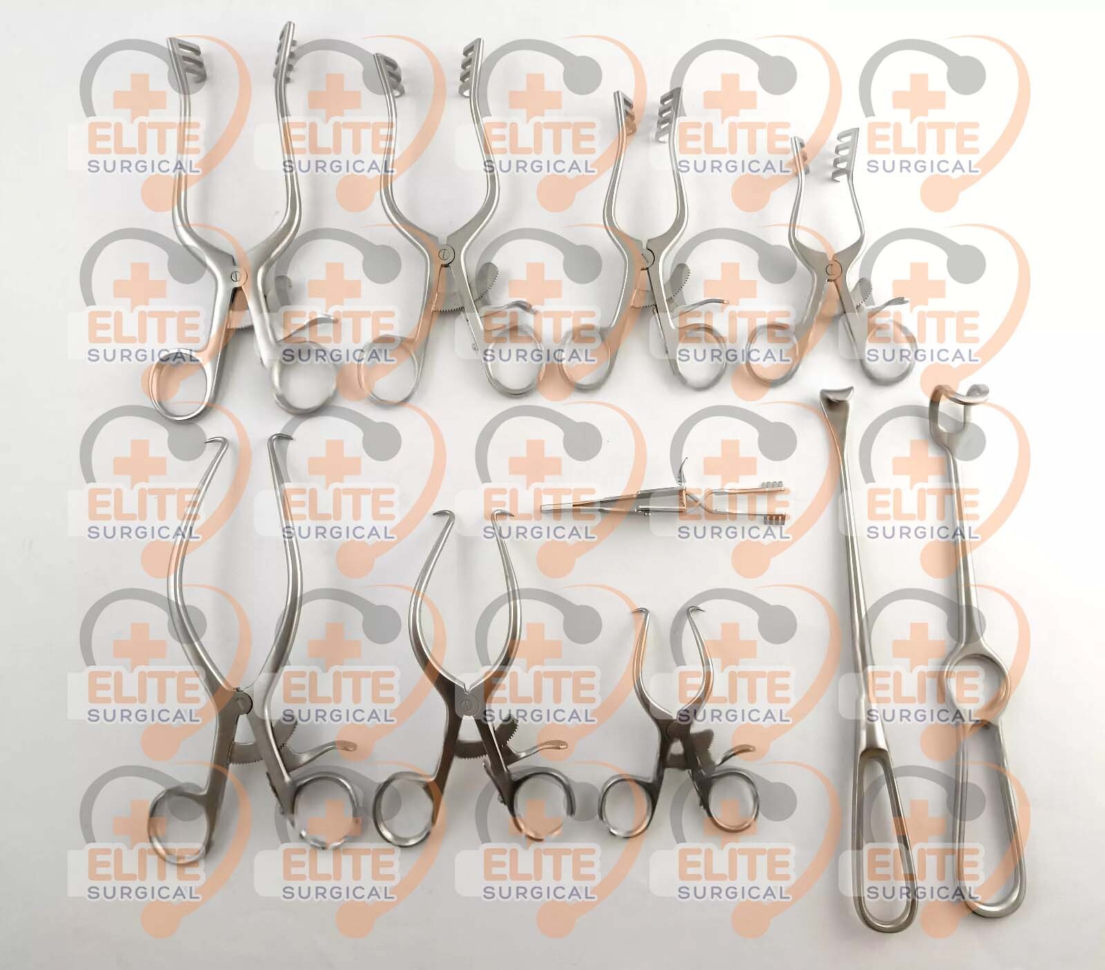 Weitlaner Gelpi Green Cushing Retractor 10 PCs Surgical Orthopedic instruments