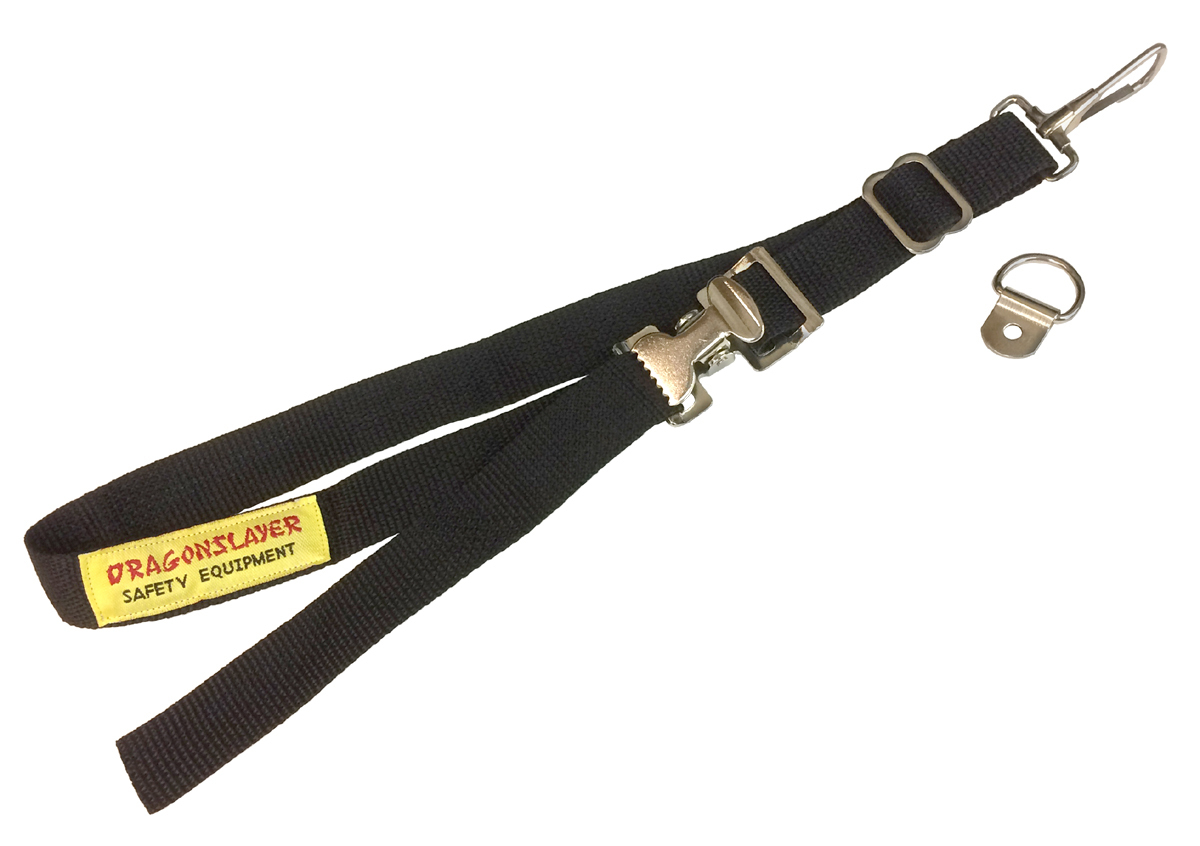 Dragonslayer Race Car Helmet Restraint Black #1957