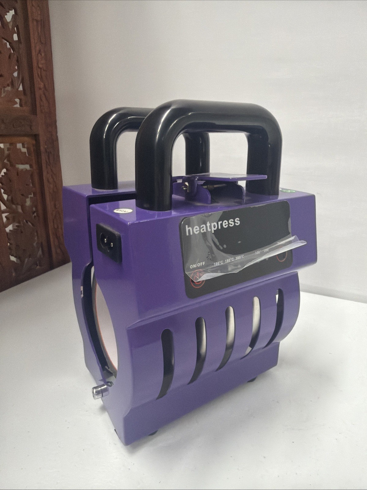 Purple HEATPRESS Brand Mug Press