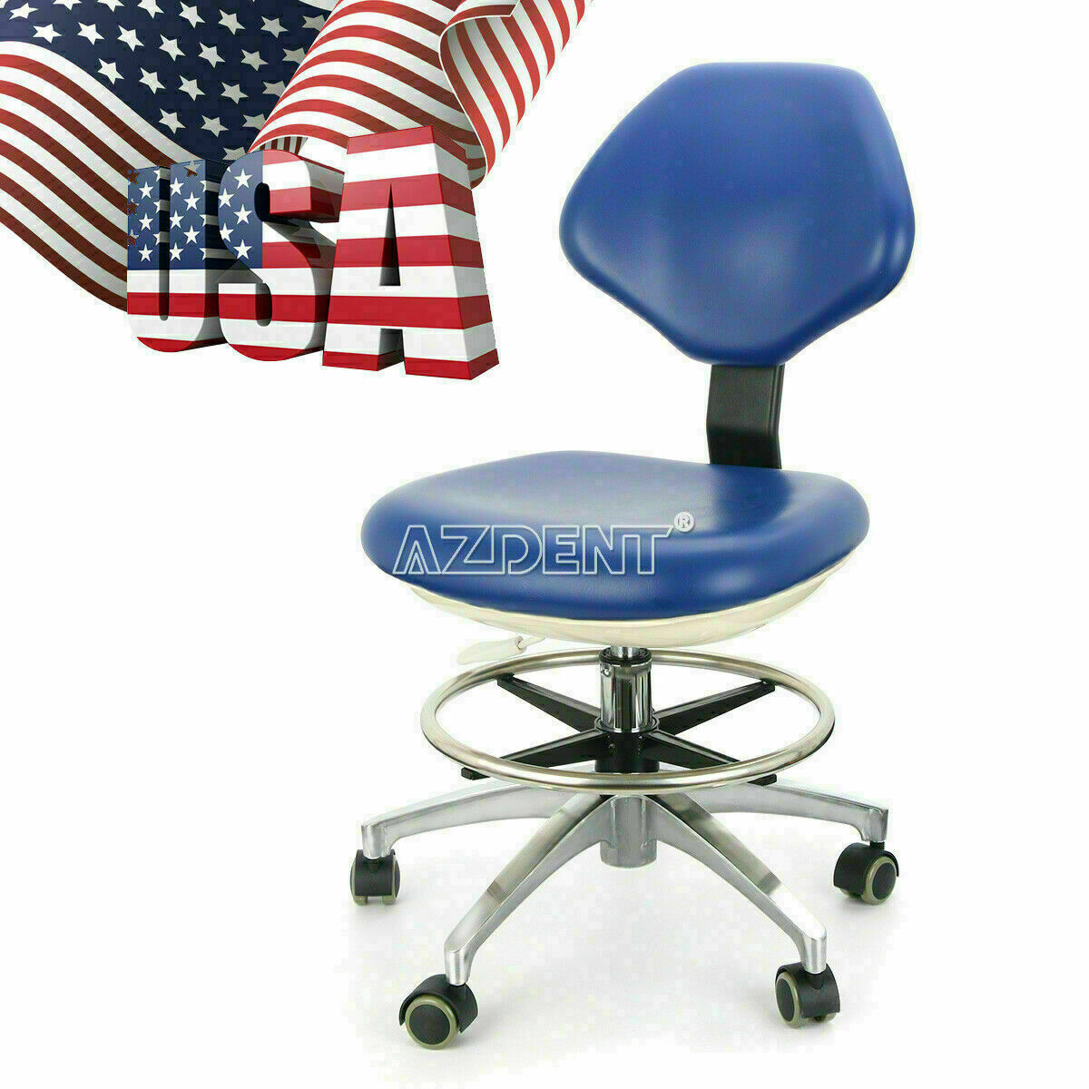 Dental Unit Chair Computer Controlled DC Motor /Adjustable Rolling Chair Stool