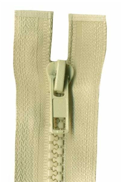 65cm Biscuit Open End Chunky Zip