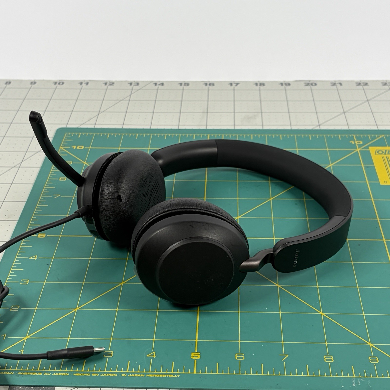 Jabra Evolve2 40 SE USB-C Wired Stereo Headset UC Noise Cancel Mic Tested