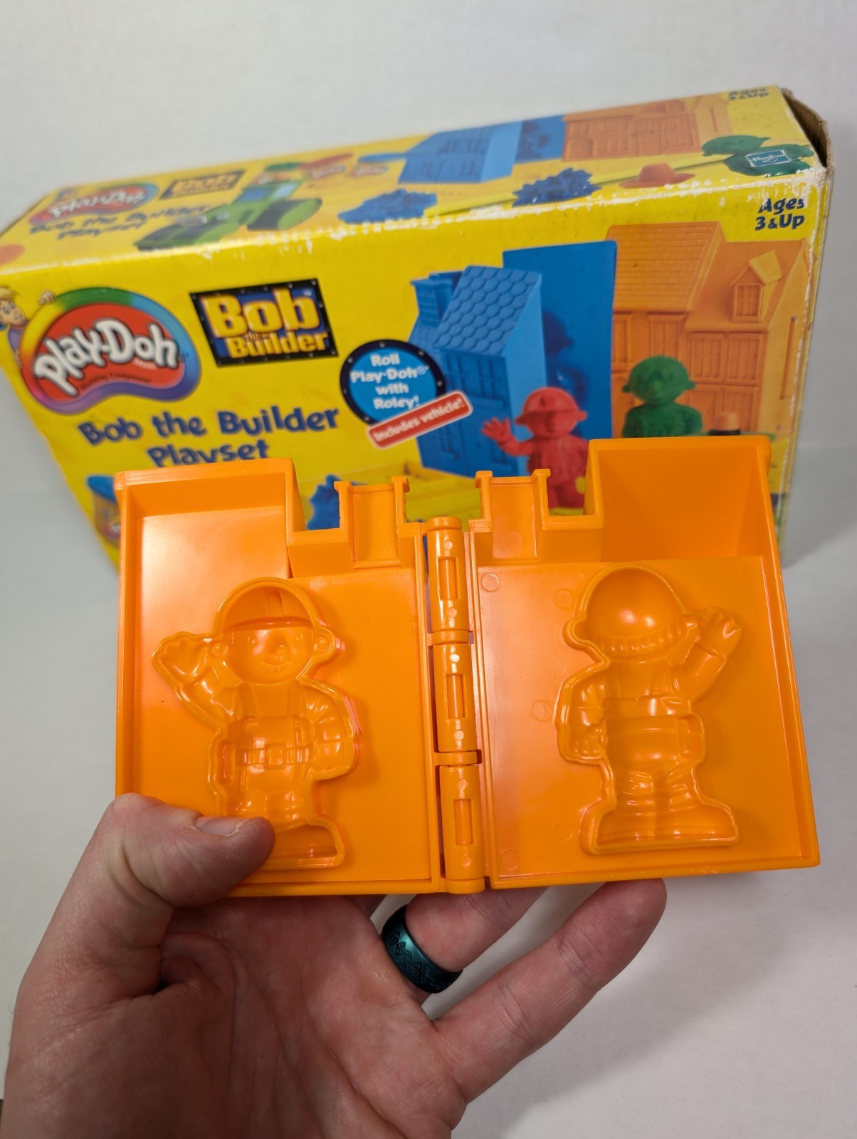 Vintage Play-Doh Bob the Builder Set INCOMPLETE 2001 Original Box