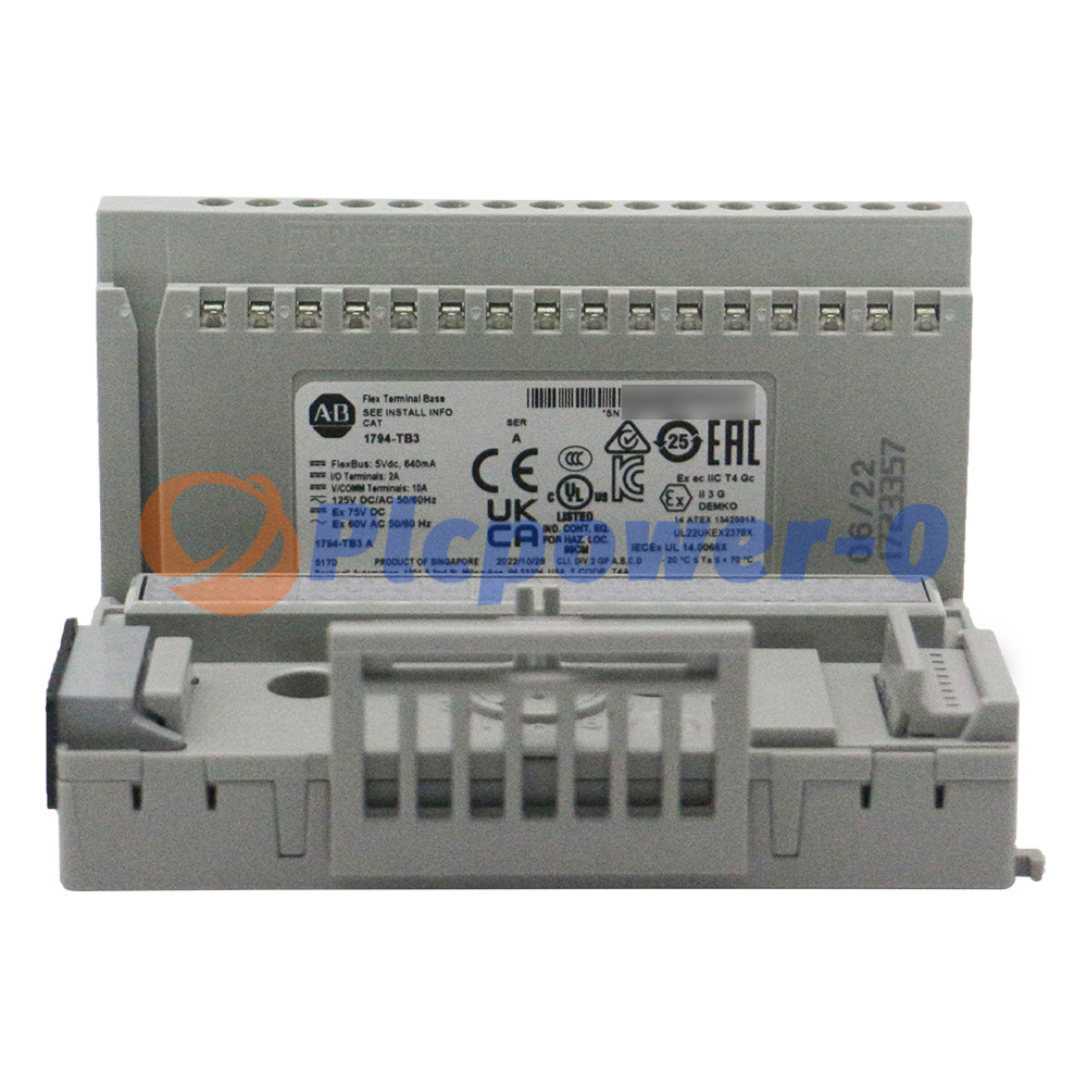 New Sealed Allen Bradley 1794-TB3/ A FLEX I/O Terminal Base AB1794TB3