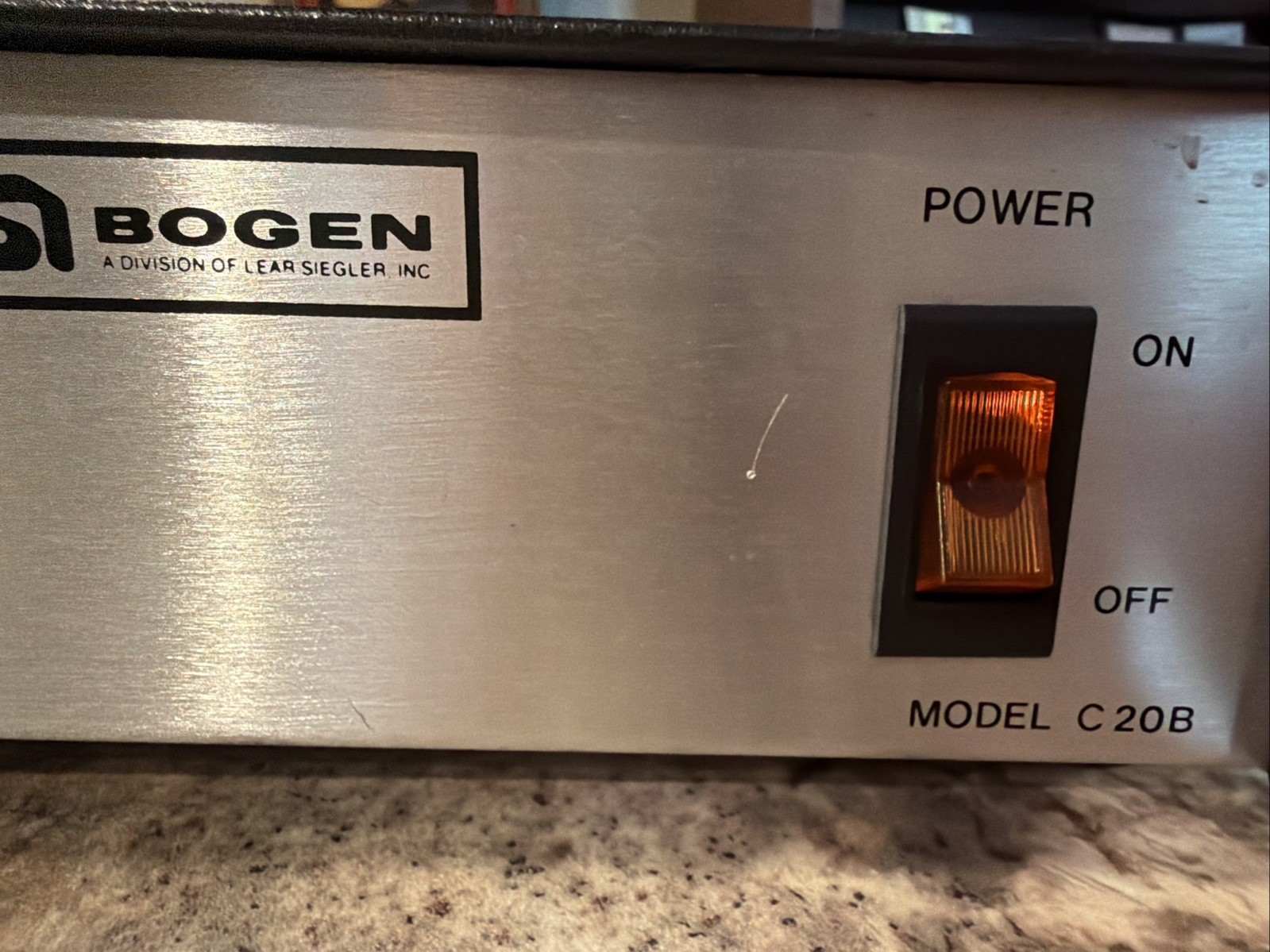 Bogen Challenger C20B Solid State 20W PA Mixer Amplifier Tested