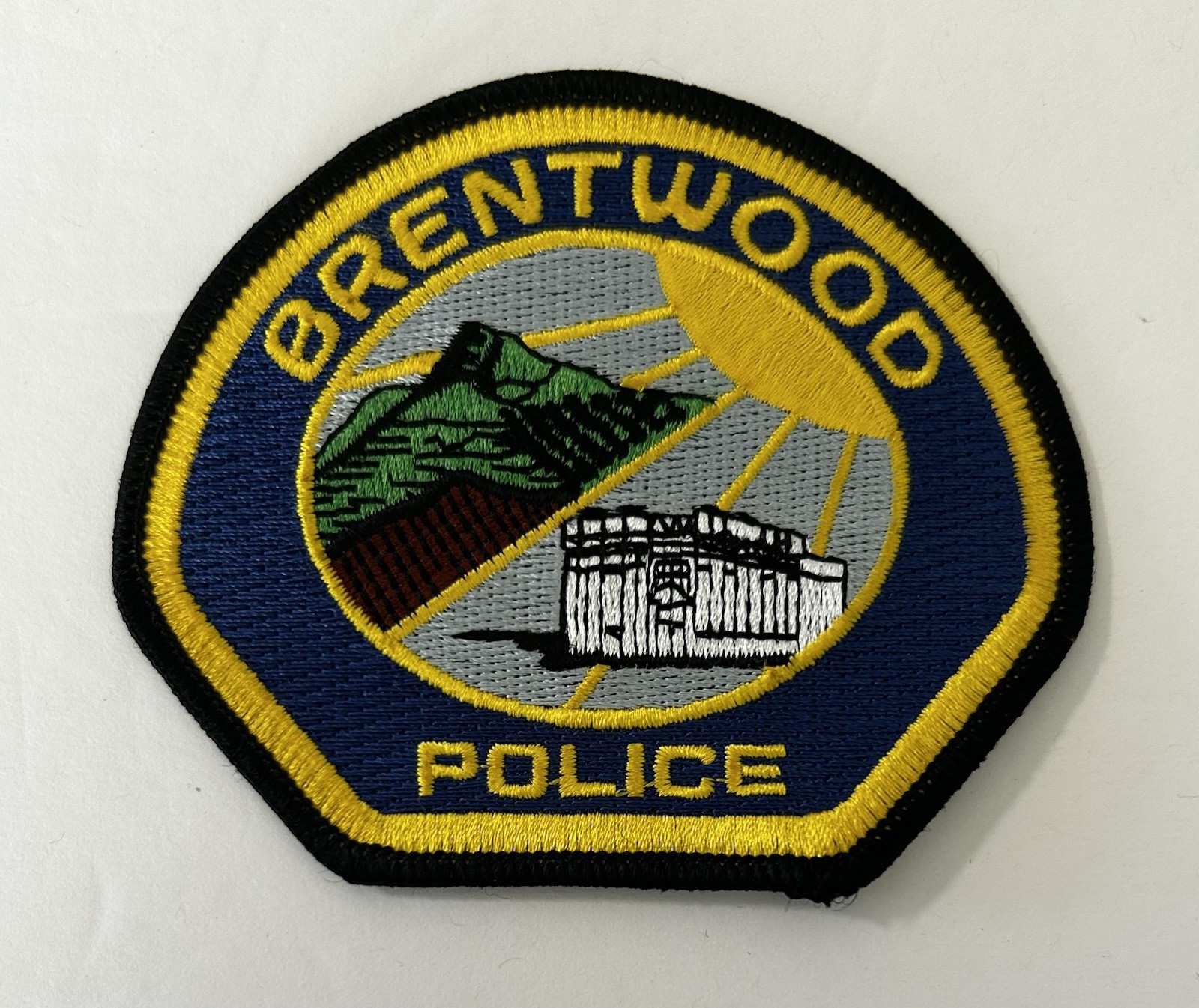 CALIFORNIA CA BRENTWOOD POLICE DEPT PATCH CONTRA COSTA COUNTY #PDD59