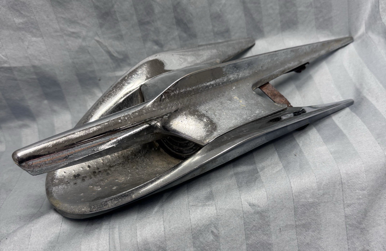 1956 Ford Fairlane Crown Victoria Hood Ornament #BJ-16853-A OEM VINTAGE