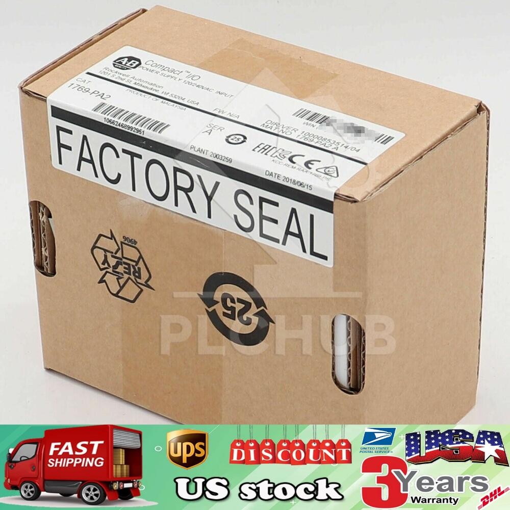 New Factory Sealed AB 1769-PA2 SER A CompactLogix AC Power Supply US US Free Tax