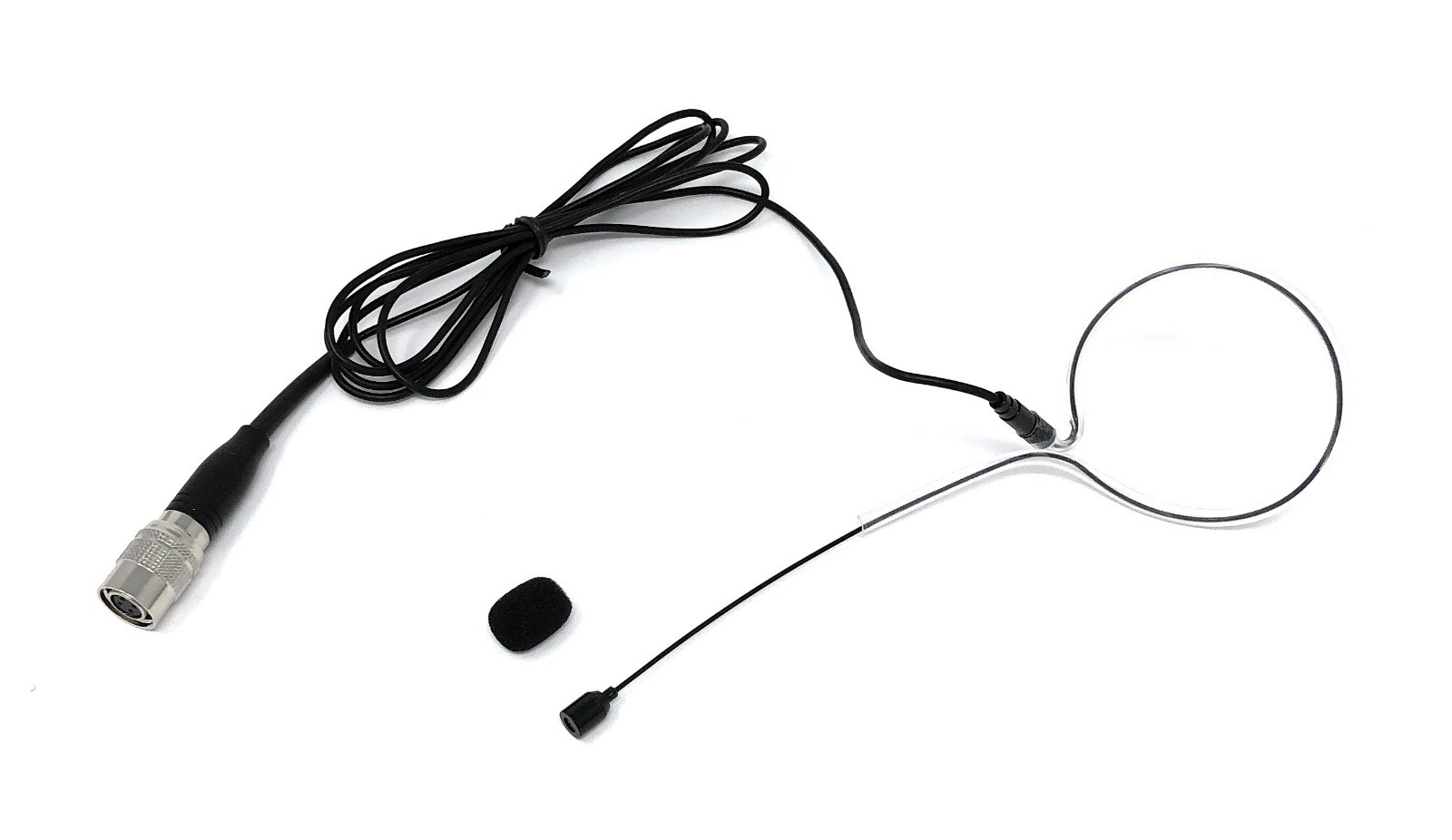 Single Earhook Headset Mic w/ 4 pin mini XLR for Audio-Technica Wireless **NEW**