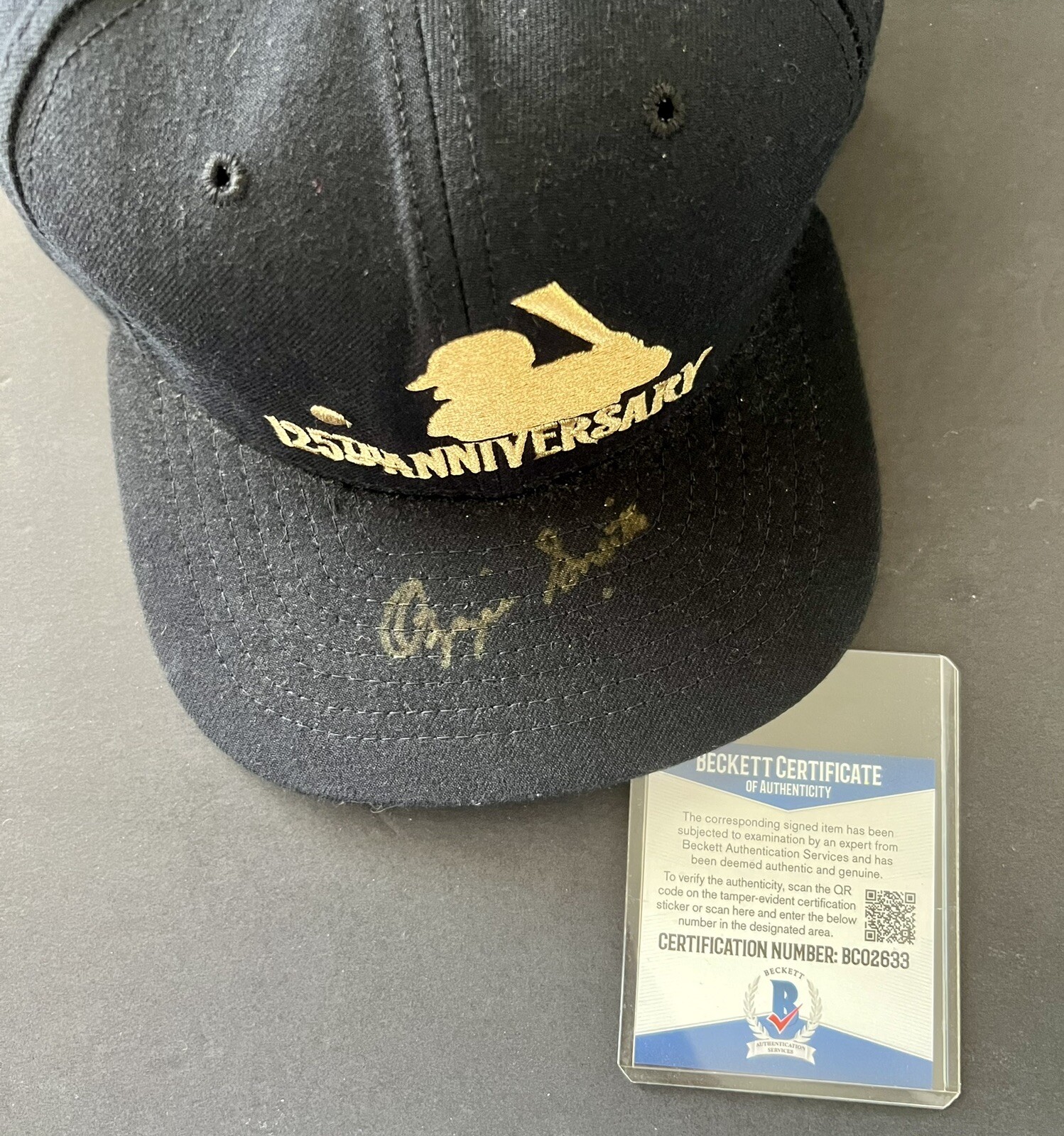 OZZIE SMITH 125th  Anniversary Autographed New Era Hat - Beckett