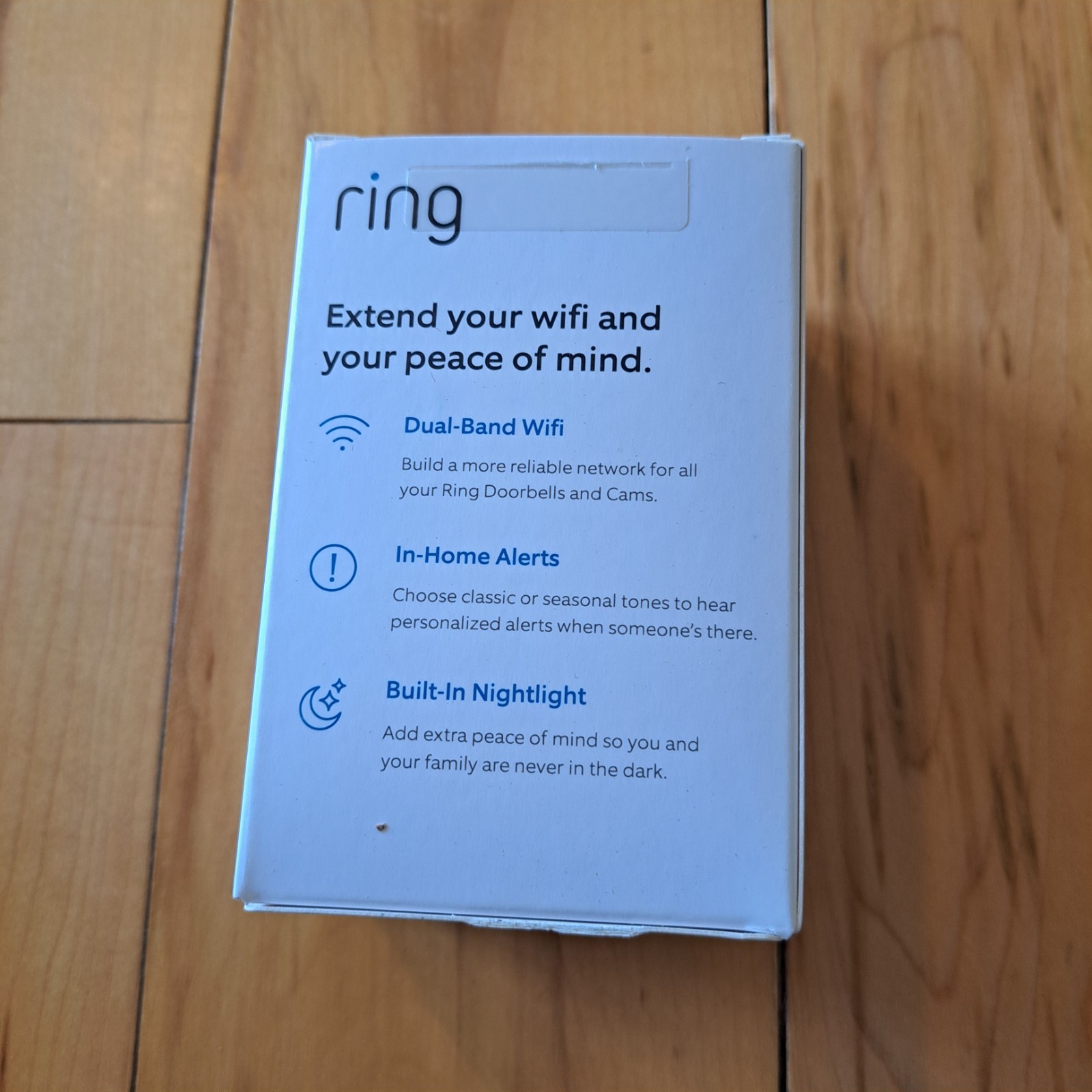 RING CHIME PRO White (Open box, Unused)