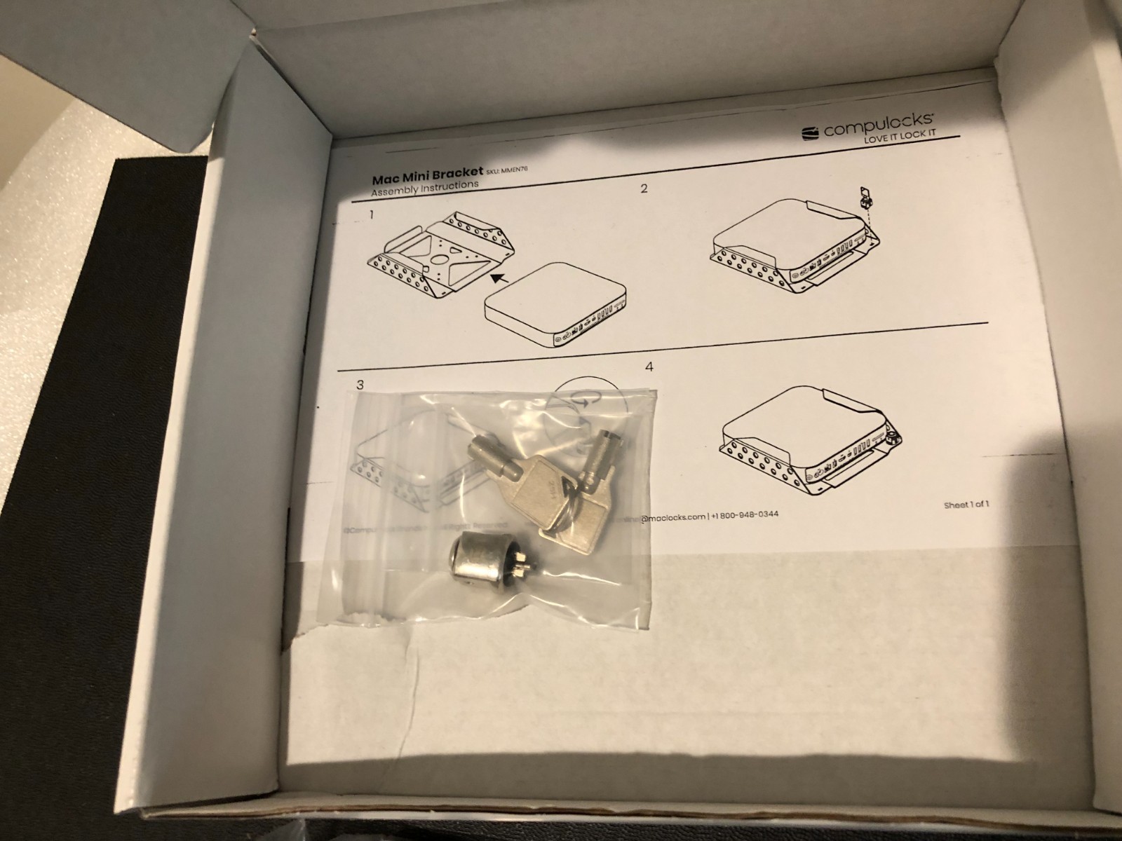 Compulocks Mac Mini Security Mount - Silver