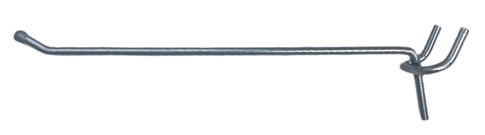 (10 PACK) 6 Inch All Metal Peg Hooks 1/8 to 1/4" Pegboard, Slatwall, Garage kit