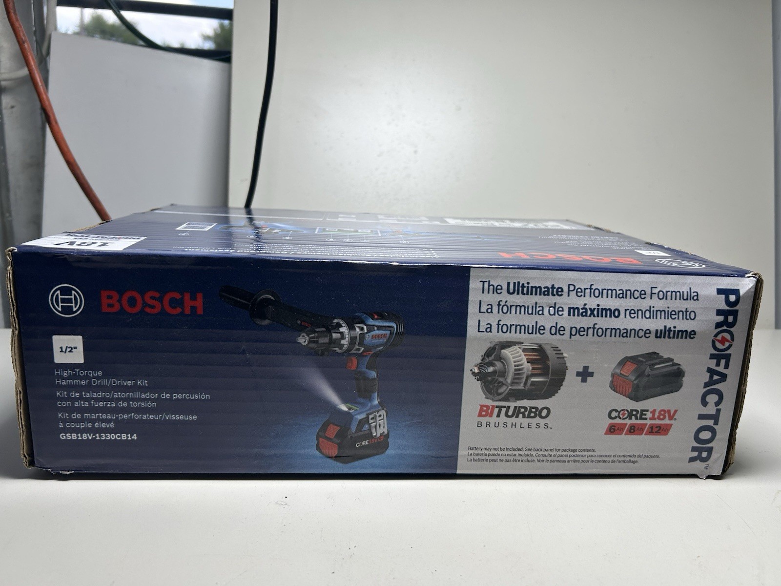 NEW Bosch PROFACTOR 18 Volt Cordless Connected Ready 1/2 Hammer Drill Kit