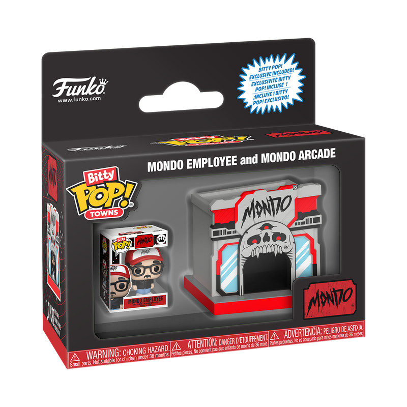 Funko Bitty Pop! Towns Mondo Employee & Mondo Arcade