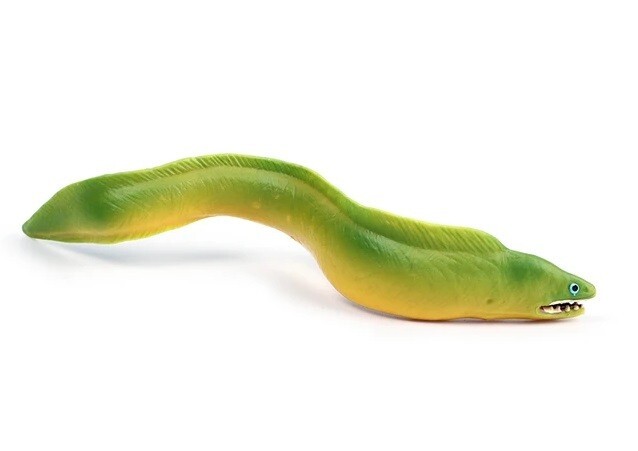 Small Moray Eel Fish Animal Toy PVC Action Figure Doll Kids Toys Party Gifts