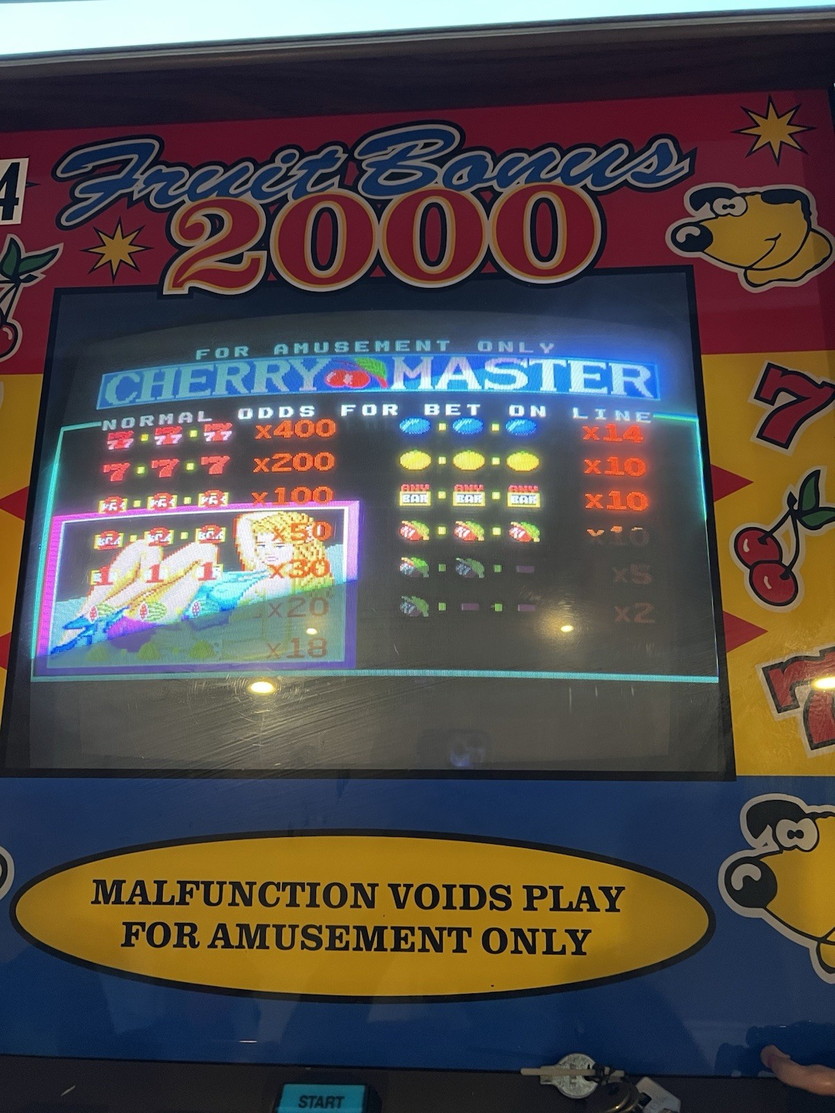 Tested Working Dyna Cherry Master 8 Liner PCB Video Game Board Slot Arcade