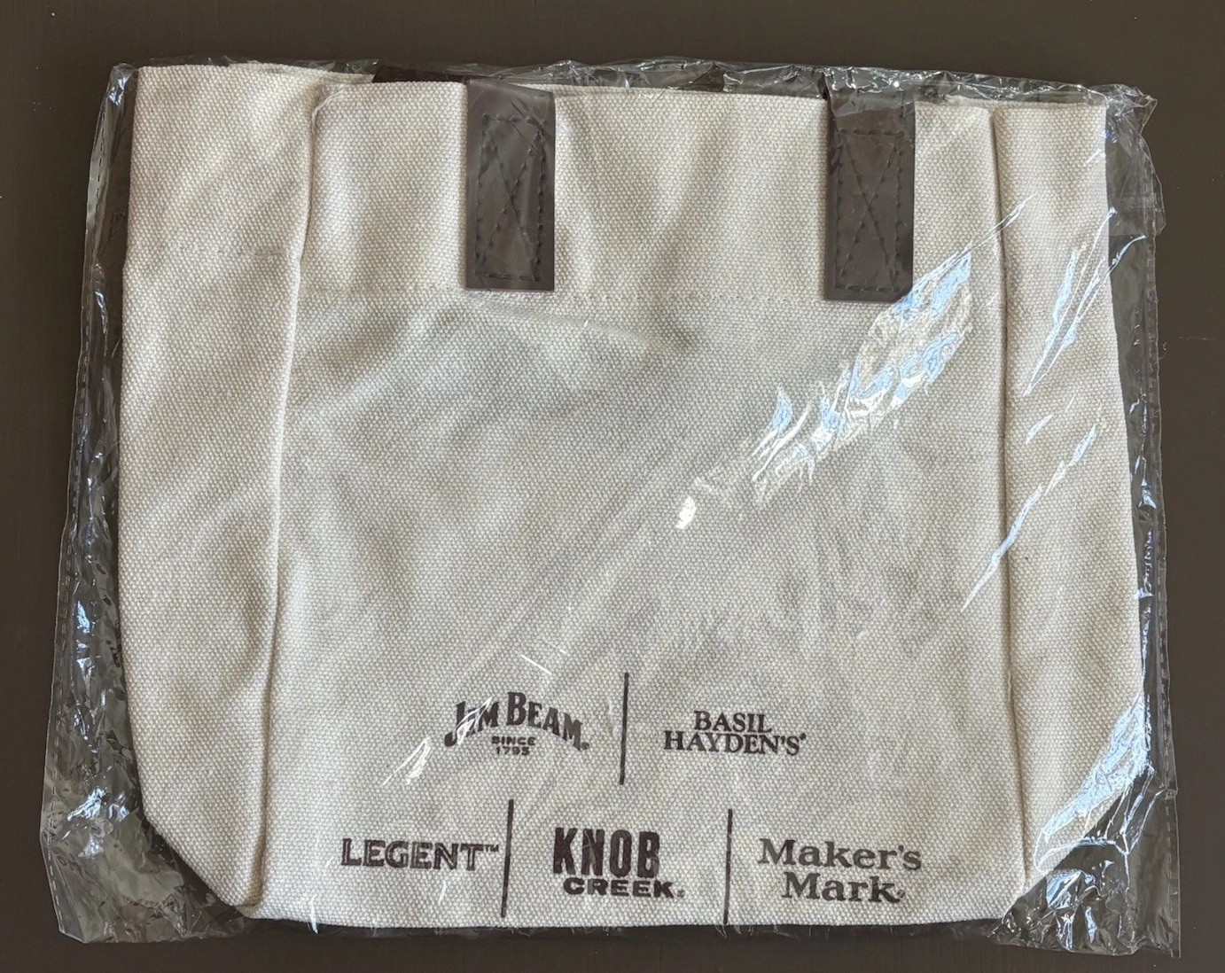 Jim Beam Basil Hayden’s Legent Knob Creek Maker’s Mark Bourbon Time Canvas Bag