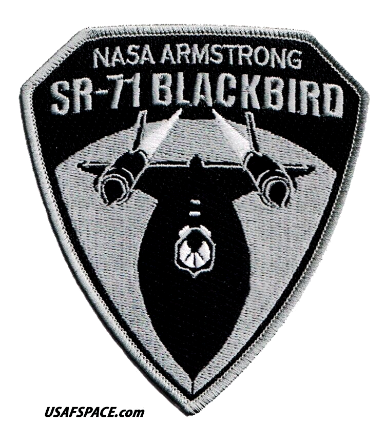 SR-71 BLACKBIRD-NASA-ARMSTRONG-FLIGHT-RESEARCH-USAF SPACE EXPLORATION PATCH