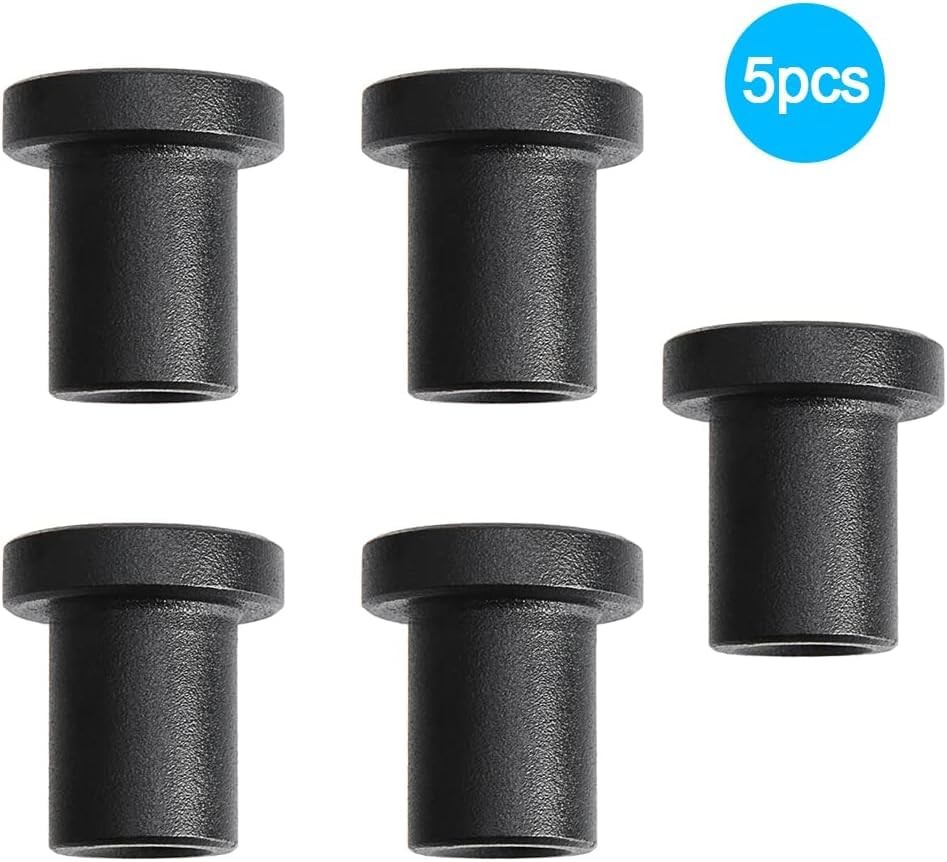 5Pcs Black Barn Door Rollers, 34mm/1.34in Sliding Spacers,