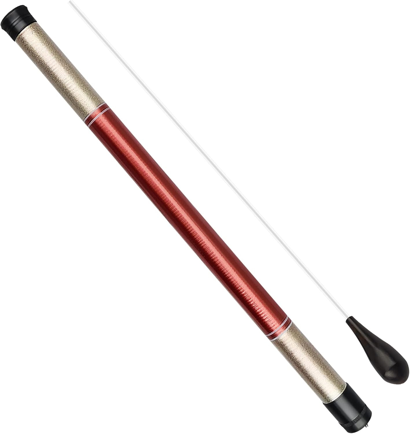 Professional Conductor Baton with Ebony Handle and Storage Cylinder