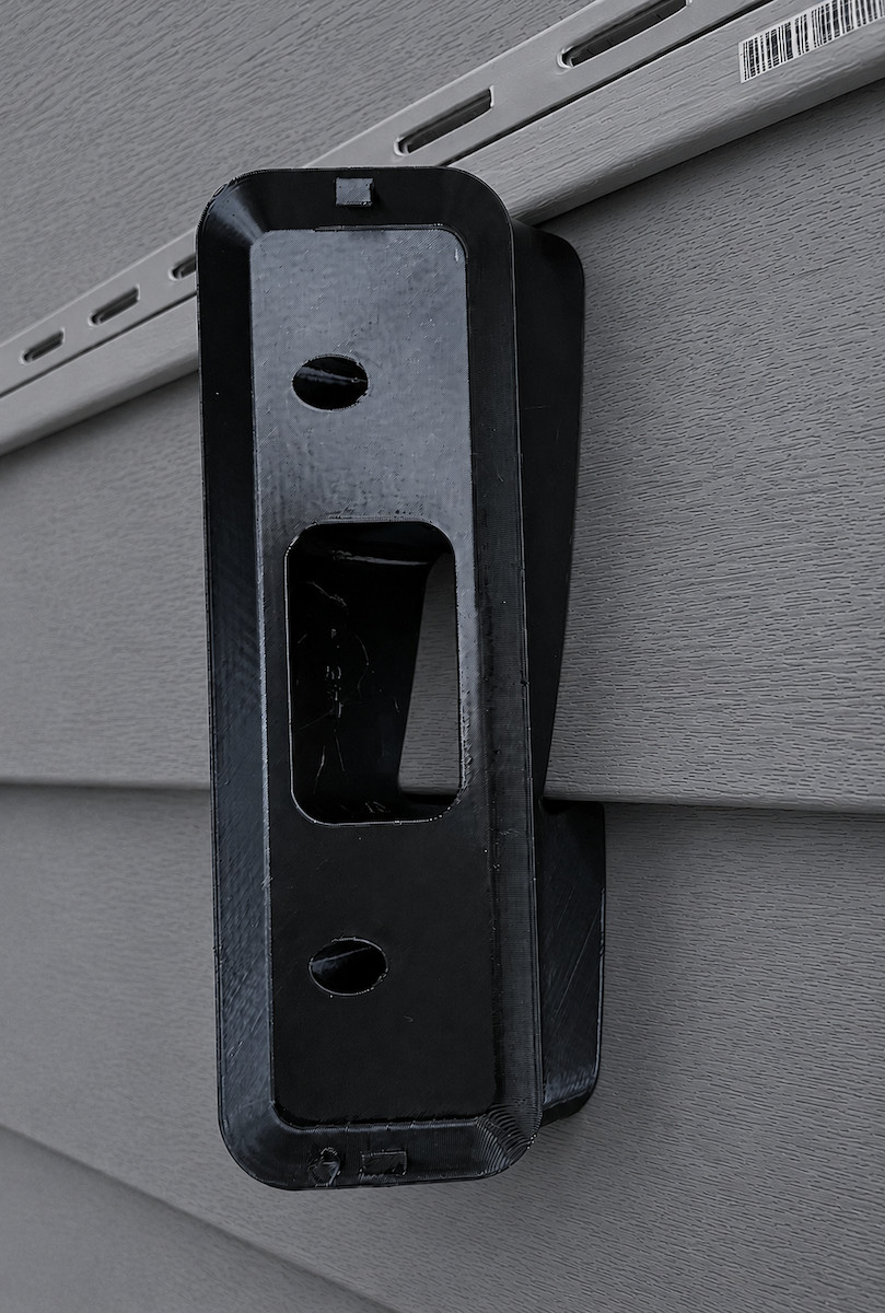 Ubiquiti Unifi G4 Doorbell Pro Siding Mounts w/ Integrated Backplate (5º to 45º)