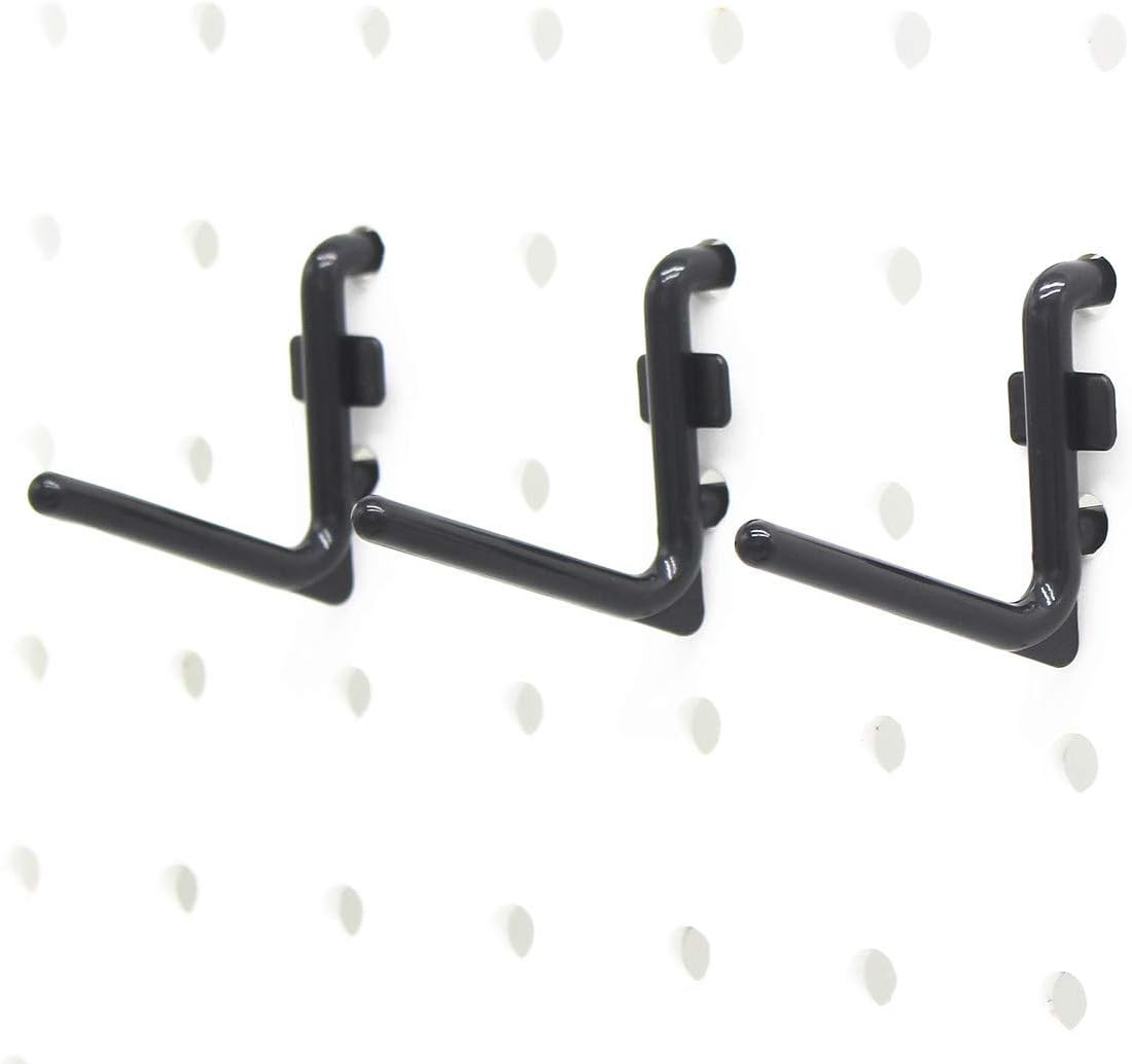 1.5 inch Pegboard Hooks Kit 200 pk L Style for Peg Board Assortment Tool Organiz