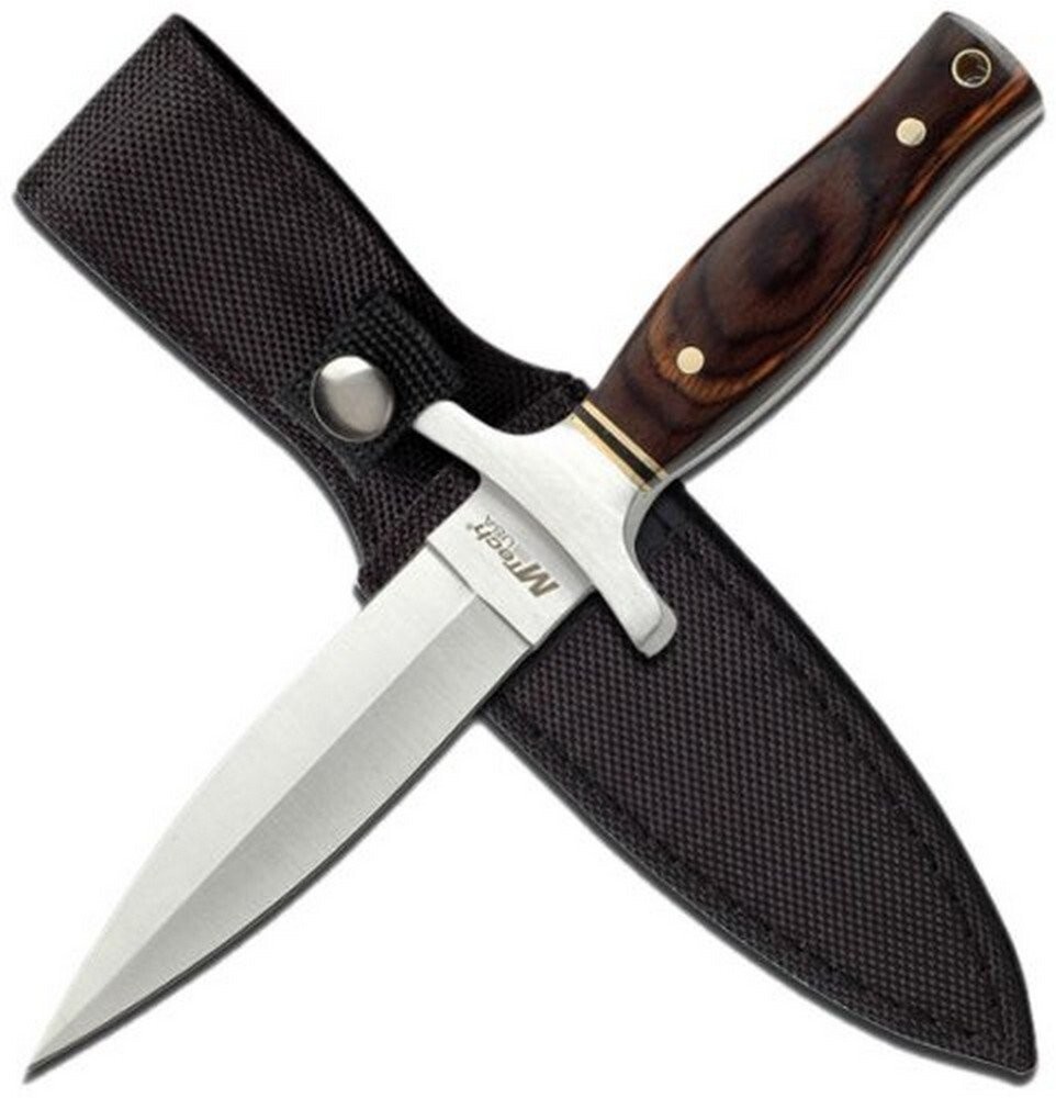 MTech Tactical Double Edge Dagger Fixed Blade Knife Belt Sheath - MT-20-03