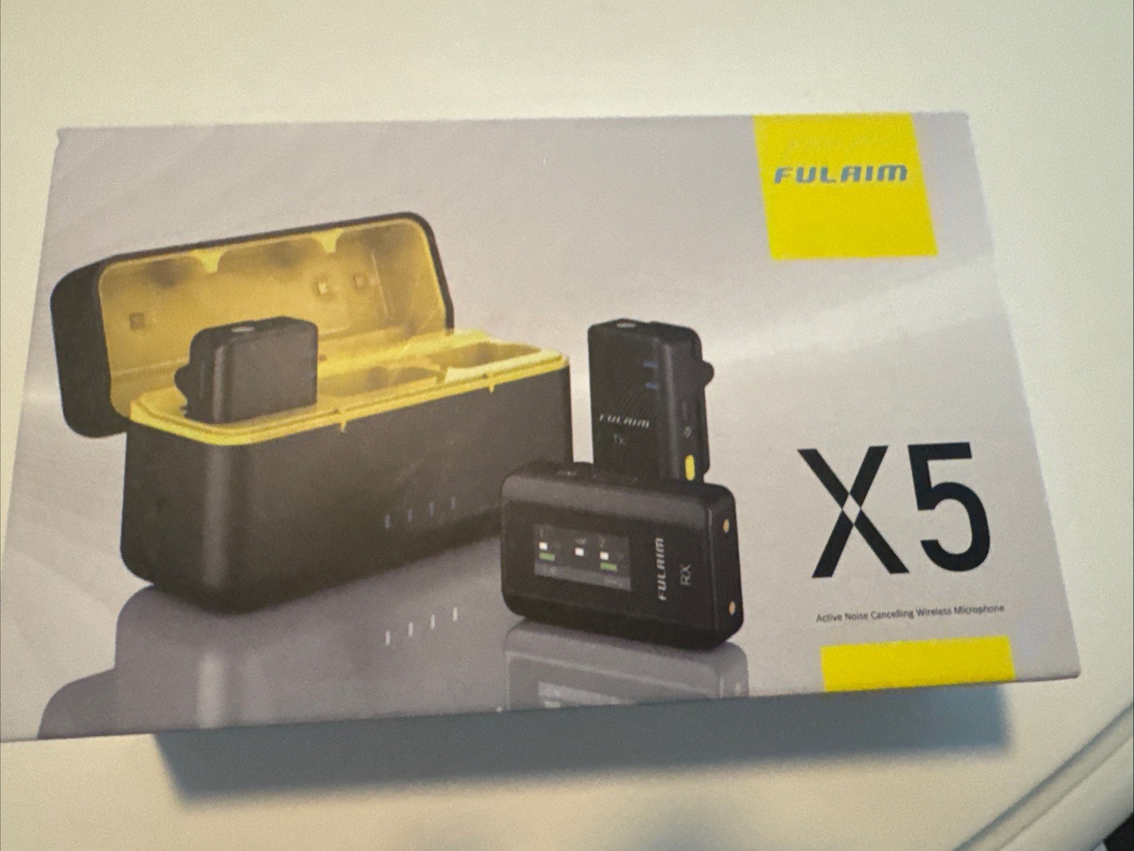 Open Box FULAIM X5 Wireless Lavalier Microphone System Set