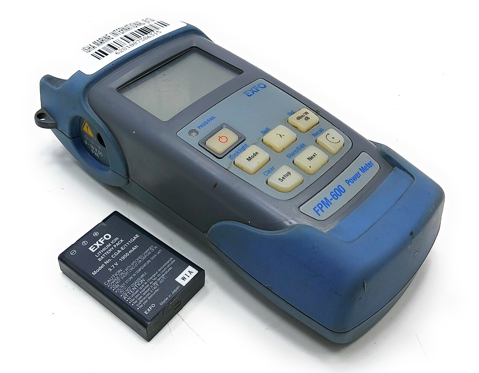 Exfo FPM-600 Optical Power Meter 0612