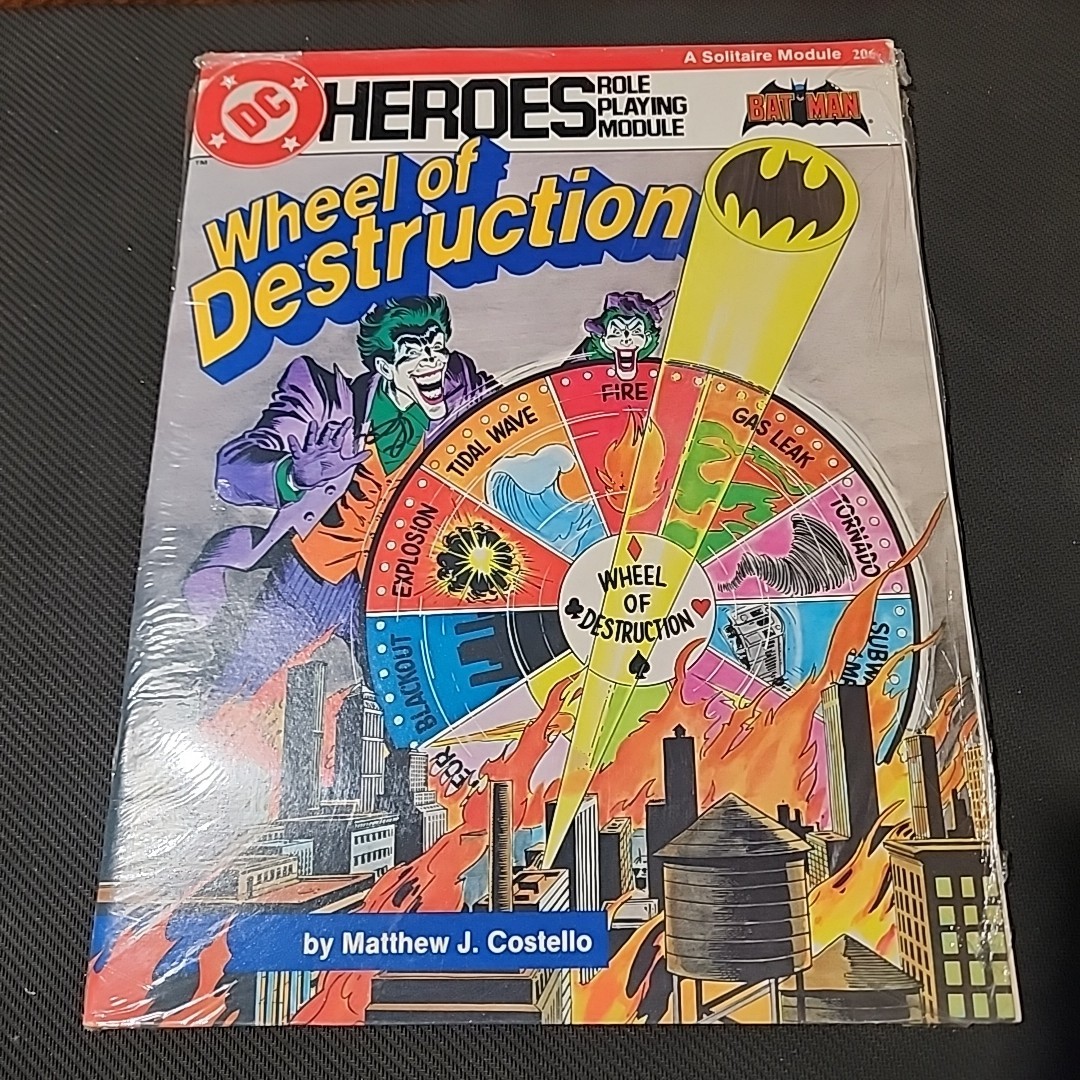 DC Heroes Batman: Wheel of Destruction - Mayfair Games #206 - Factory Sealed