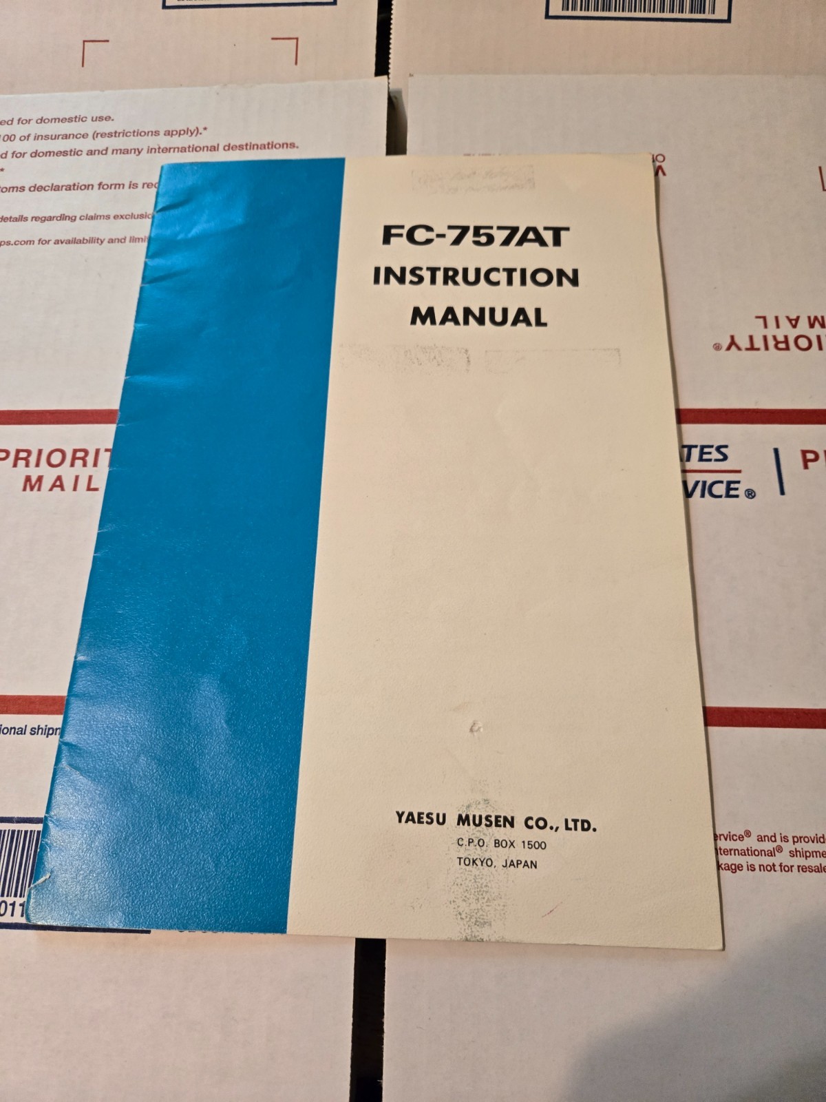 Yaesu FC-757AT Instruction Manual Original