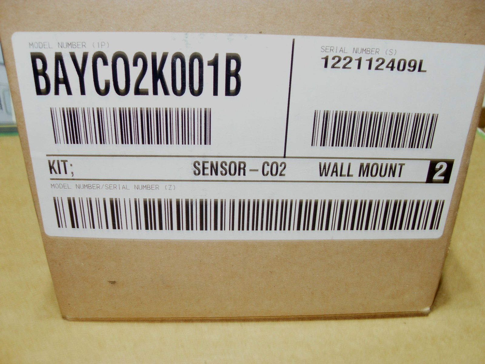 TRANE C02 SENSOR WALL MOUNT KIT BAYCO2K001B brand new in sealed box