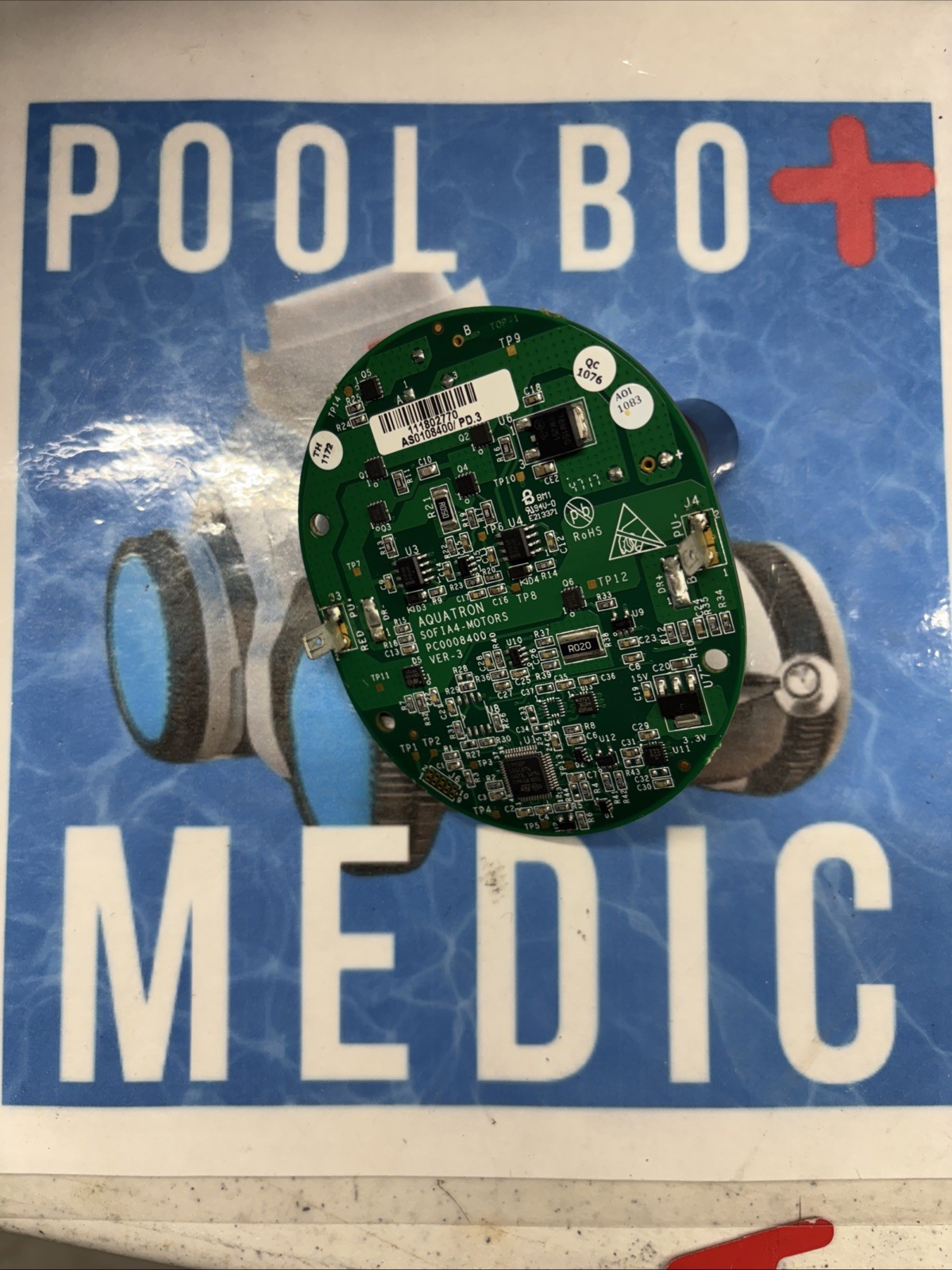 AquaBot Aquatron Printed Circuit Board PCB Tested Great PC0008400 Ver-3 Sofia4