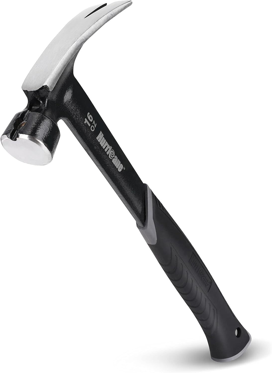HURRICANE 16 oz Claw Hammer, Straight Rip Claw with Magnetic Nail Holder, Heavy